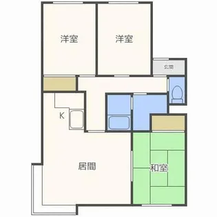 クレストール雅【101号室】の間取り