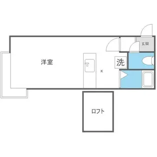 AMS262A棟【201号室】の間取り