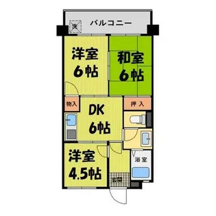 第二若葉ビル【3階】の間取り