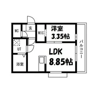カーササクラーレ【2階】の間取り