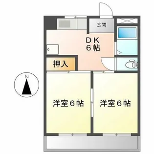 浅井第2ビル【3階】の間取り