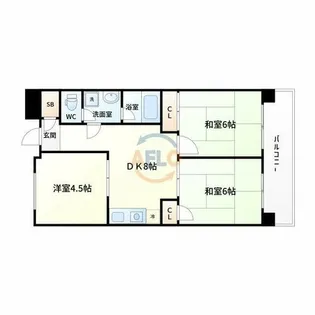 エクセルハイツ下北【3階】の間取り