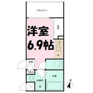 レジデンス悠海【1階】の間取り