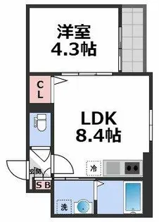 LUANA【3階】の間取り
