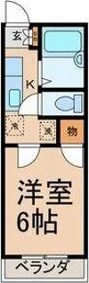 カーサベルデ松栄【1階】の間取り