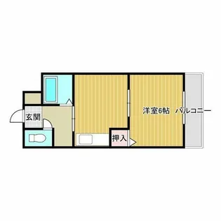青葉丘コーポⅠ【1階】の間取り