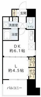 エス・キュート梅田中崎町【3階】の間取り
