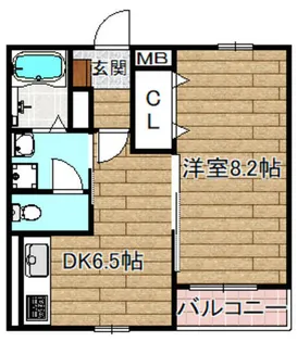 Sunny Villa【2階】の間取り