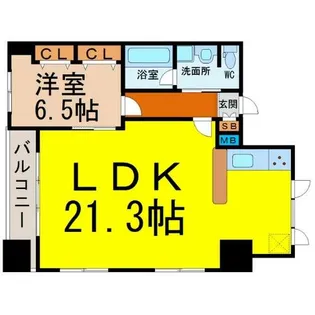 TRUSTY千種南【6階】の間取り