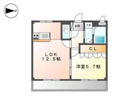 ルピナス ネオコート【2階】の間取り