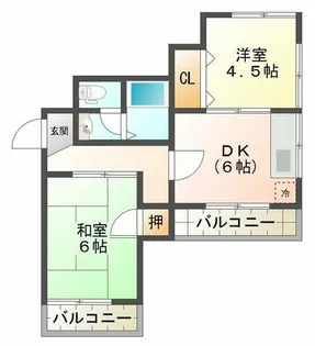 ドマーニベル【1階】の間取り