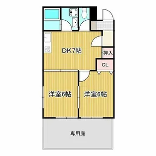 ソシア21K【203号室】の間取り