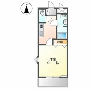 サンパレス【1階】の間取り