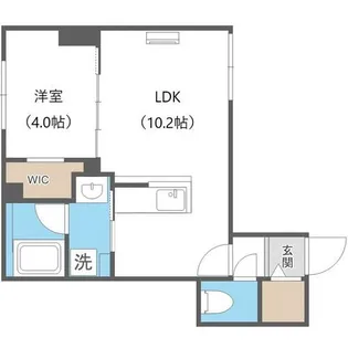 Aster S14【4階】の間取り