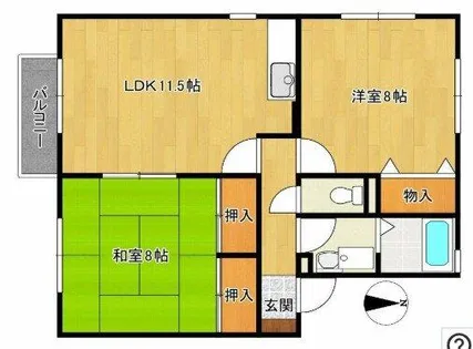 Forever HillⅤ【103号室】の間取り