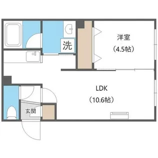 Aster S14【4階】の間取り