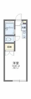 レオパレス藤本Ⅱ【2階】の間取り