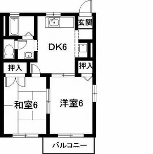 シエスタ神明【1階】の間取り