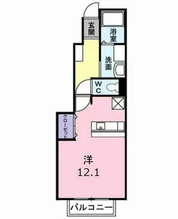 メゾネット・アンジュ弐番館【1階】の間取り