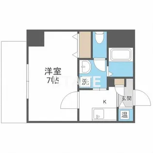大阪府大阪市東成区東小橋2丁目【マンション】の間取り