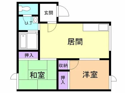 ふくみ荘【c号室】の間取り
