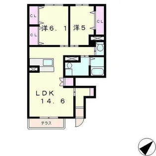 アルバ【1階】の間取り