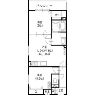 京都府京都市伏見区向島立河原町【アパート】の間取り