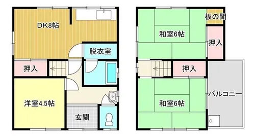 兵庫県加古川市尾上町池田【一戸建】の間取り
