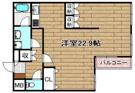 バッハレジデンス高槻Ⅰ【102号室】の間取り