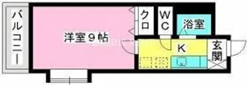 サンライズ香椎Ⅱ【4階】の間取り