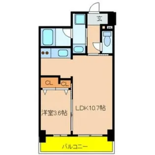 大阪府寝屋川市香里西之町【マンション】の間取り