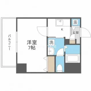 大阪府大阪市東成区東小橋2丁目【マンション】の間取り