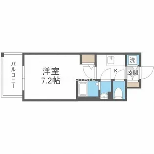 大阪府大阪市東成区大今里南1丁目【マンション】の間取り