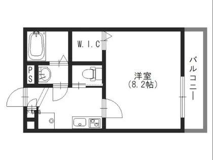 大阪府枚方市三矢町【アパート】の間取り