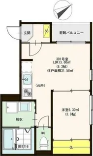 大阪府大阪市福島区海老江3丁目【アパート】の間取り