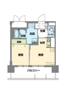 住宅型有料老人ホームすずらん【513号室】の間取り