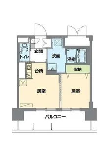 住宅型有料老人ホームすずらん【702号室】の間取り