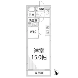 メゾンドフィールド【1階】の間取り