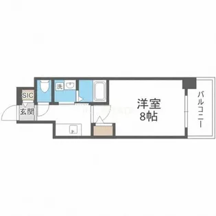 大阪府大阪市城東区古市3丁目【マンション】の間取り
