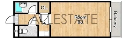 モリビル京橋【5階】の間取り