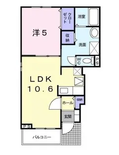 大阪府大阪市東成区大今里南6丁目【アパート】の間取り