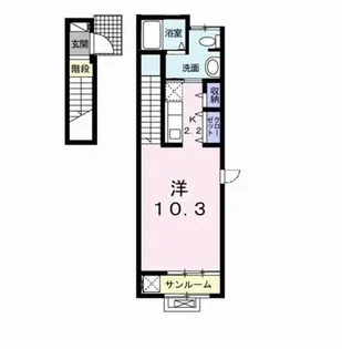 大阪府大阪市東成区深江南2丁目【アパート】の間取り
