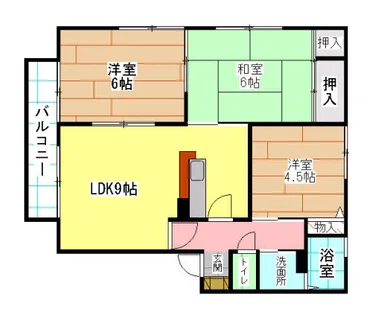 パラシオ赤坂B棟【2階】の間取り