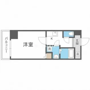 U-ro玉造Ⅱ【4階】の間取り
