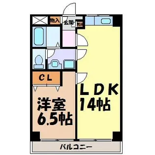 ガーデンパレス桜山【1階】の間取り