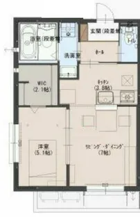 シャルマン シエロ【2階】の間取り