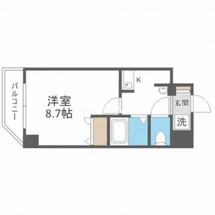 大阪府大阪市城東区今福西4丁目【マンション】の間取り