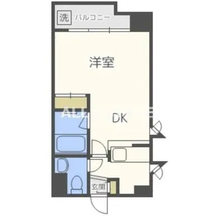 大阪府大阪市城東区新喜多2丁目【マンション】の間取り