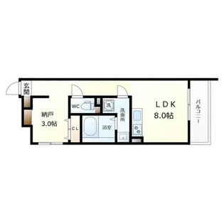 大阪府大阪市鶴見区今津中1丁目【マンション】の間取り
