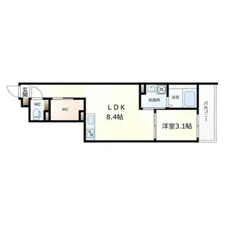 大阪府大阪市鶴見区今津中1丁目【マンション】の間取り